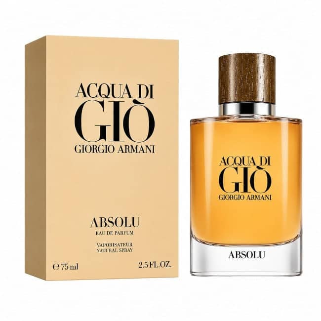 Acqua di Giò Absolu, Giorgio Armani, Barbati, parfum, 75ml (Parfum Tester)